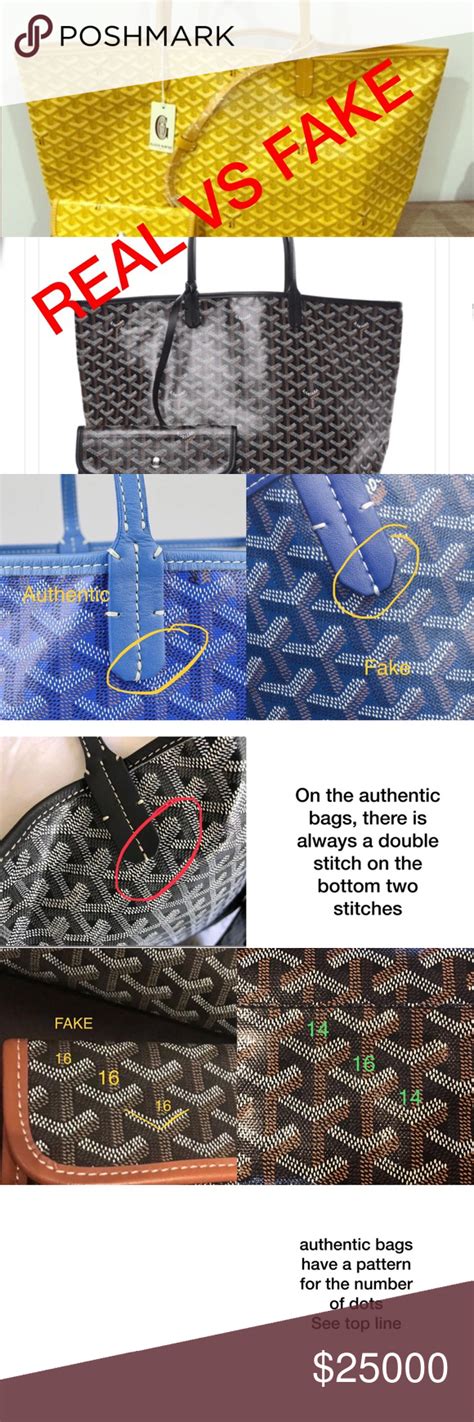 do they fake goyard totes|genuine goyard bag.